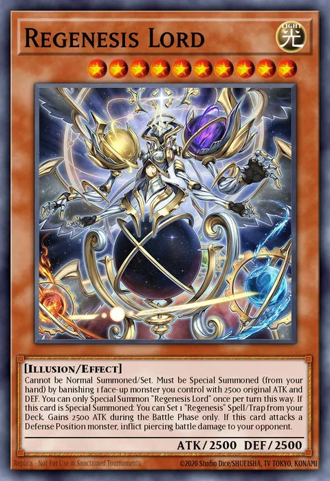 Regenesis Lord trading card