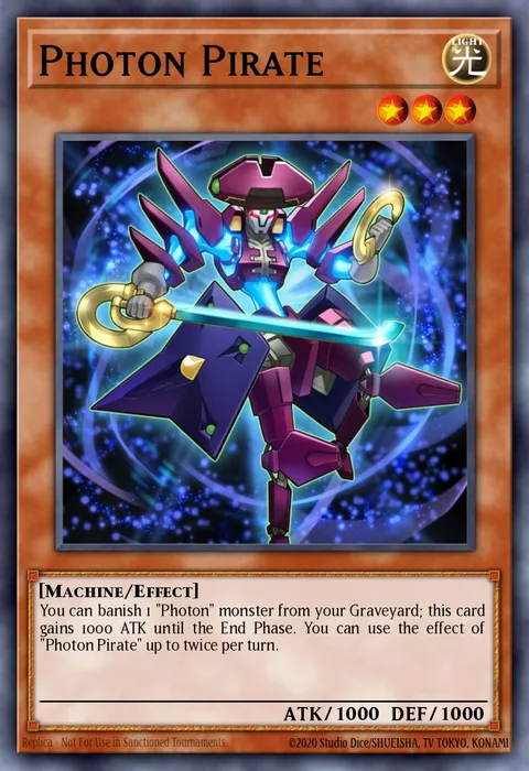 Photon Pirate trading card
