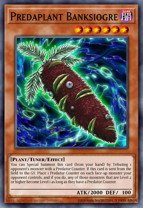 Predaplant Banksiogre trading card