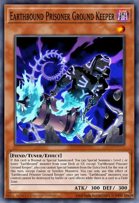 Earthbound Prisoner Ground Keeper trading card