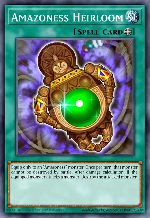 Amazoness Heirloom trading card