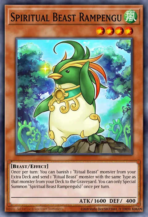 Spiritual Beast Rampengu trading card