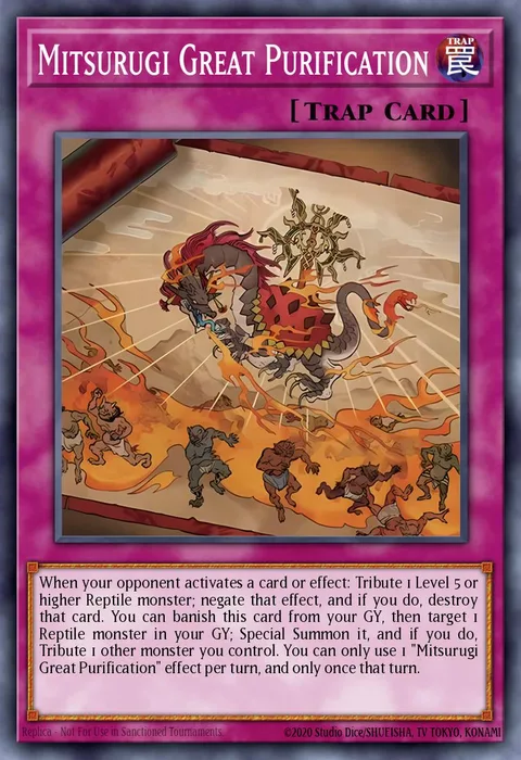 Mitsurugi Great Purification trading card