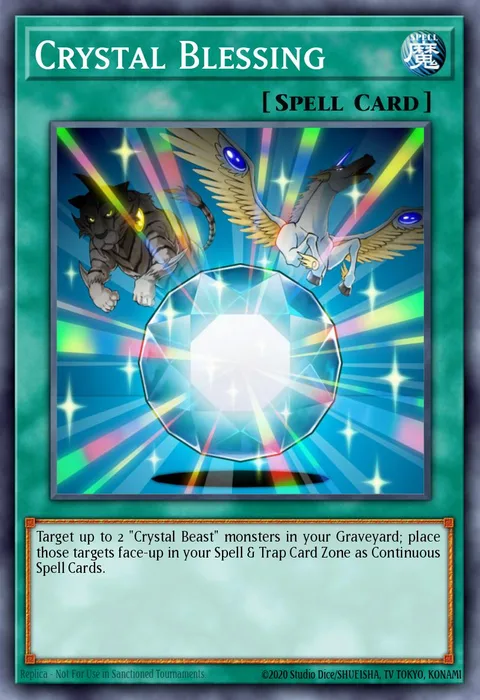 Crystal Blessing trading card