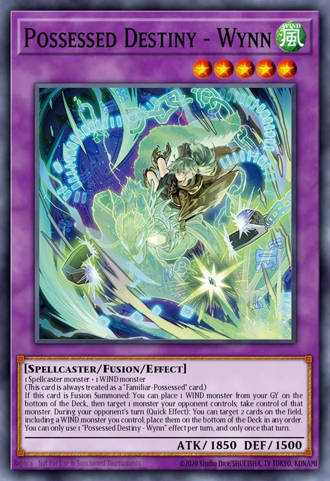Possessed Destiny - Wynn trading card