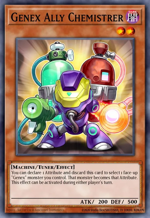 Genex Ally Chemistrer trading card