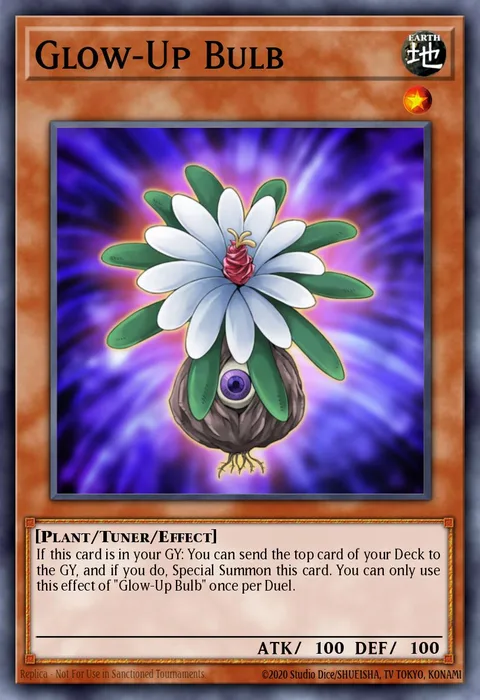 Glow-Up Bulb trading card