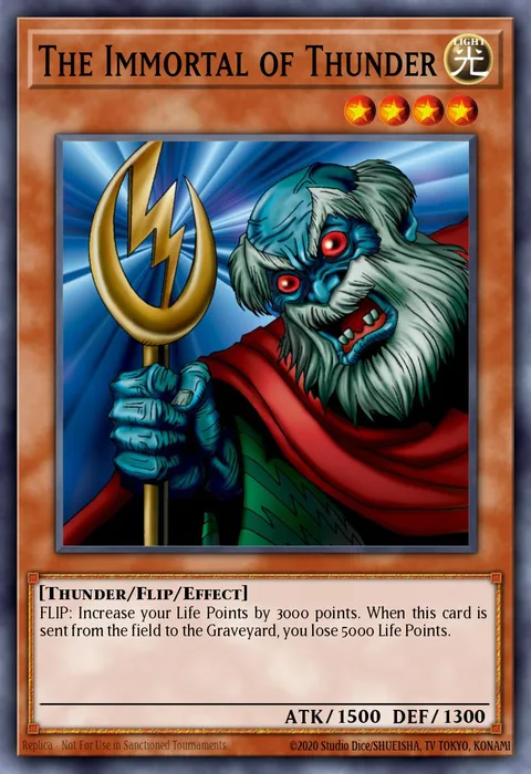 The Immortal of Thunder trading card