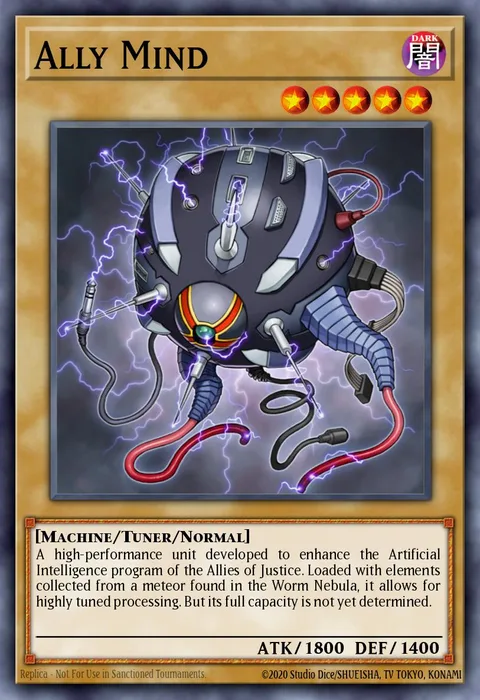Ally Mind trading card