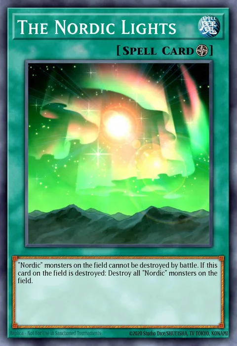 The Nordic Lights trading card