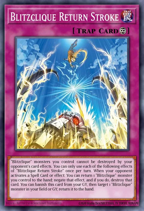 Blitzclique Return Stroke trading card