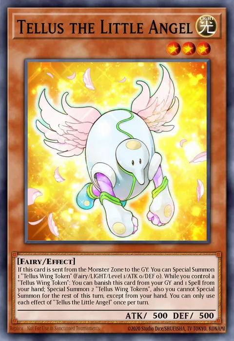Tellus the Little Angel trading card