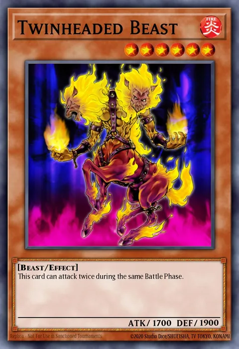 Twinheaded Beast trading card