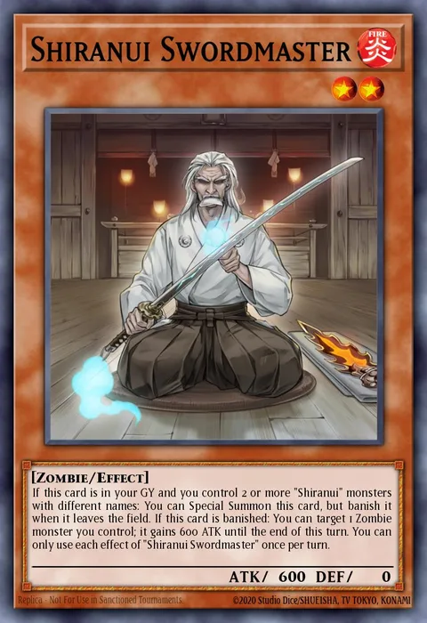 Shiranui Swordmaster trading card