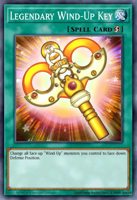 Legendary Wind-Up Key trading card