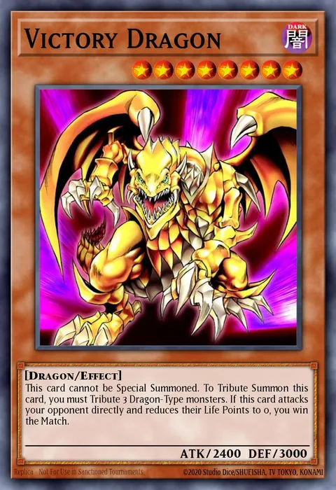 Victory Dragon trading card
