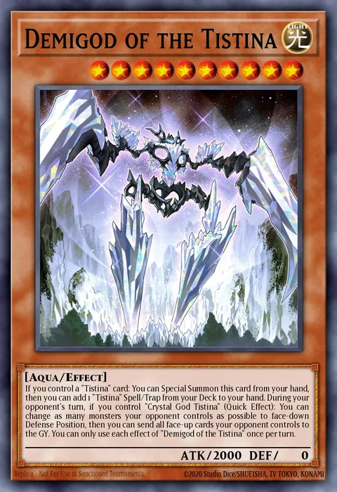 Demigod of the Tistina trading card