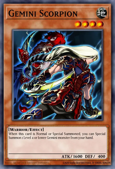 Gemini Scorpion trading card