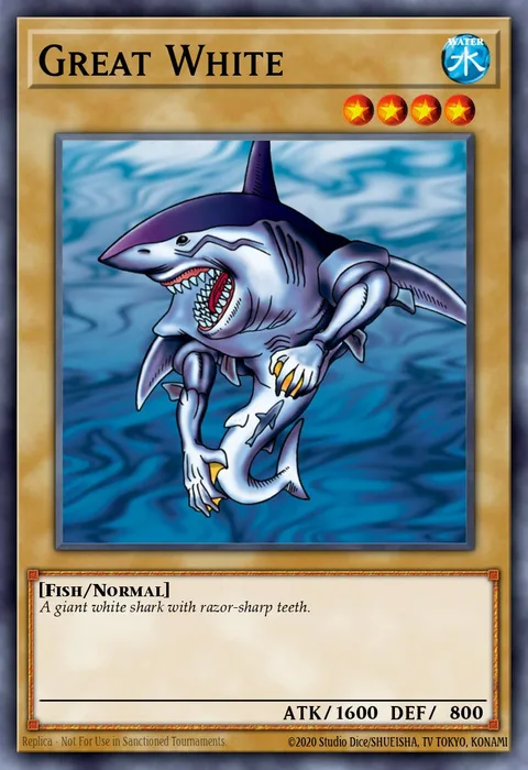 Great White trading card