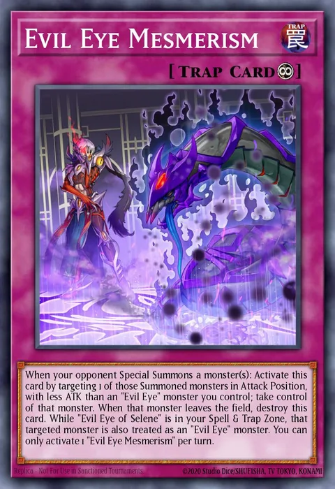 Evil Eye Mesmerism trading card