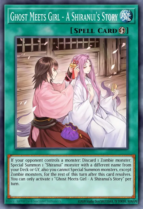 Ghost Meets Girl - A Shiranui's Story trading card