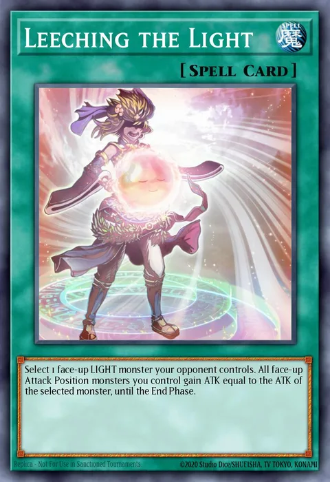 Leeching the Light trading card