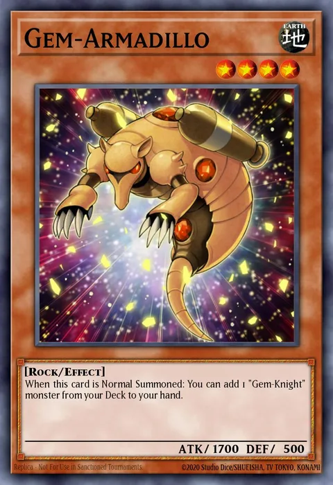 Gem-Armadillo trading card