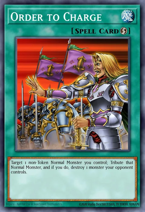 Order to Charge trading card