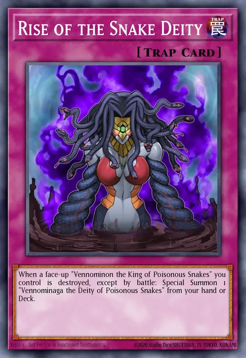 Rise of the Snake Deity trading card