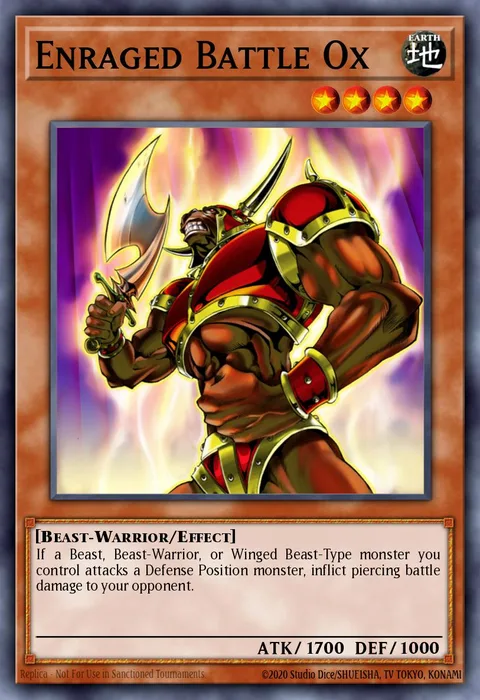 Enraged Battle Ox trading card