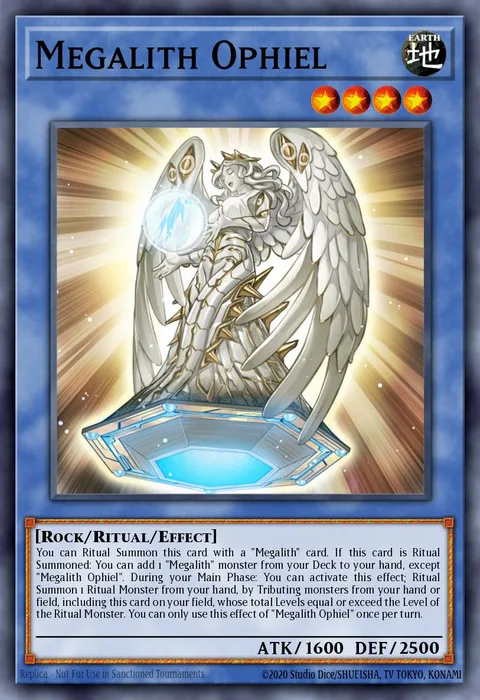 Megalith Ophiel trading card