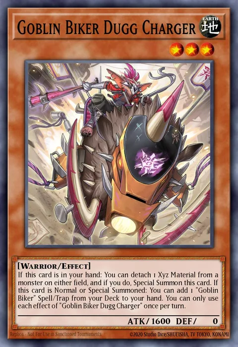 Goblin Biker Dugg Charger trading card
