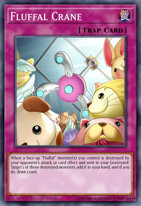 Fluffal Crane trading card