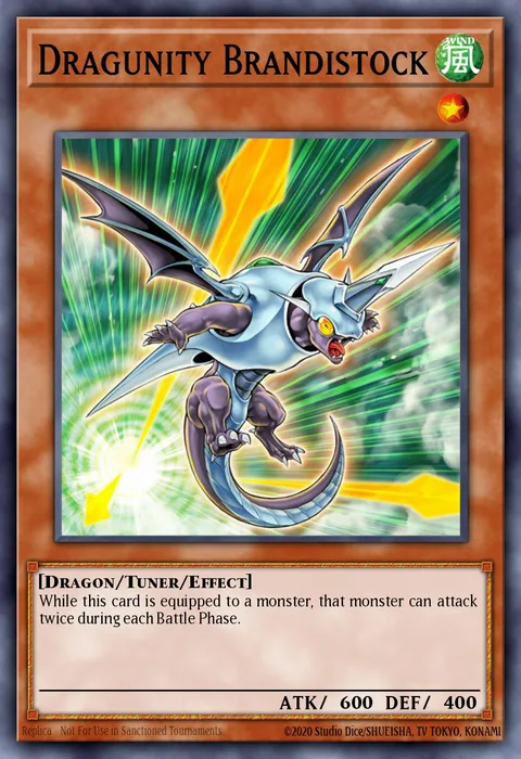 Dragunity Brandistock trading card