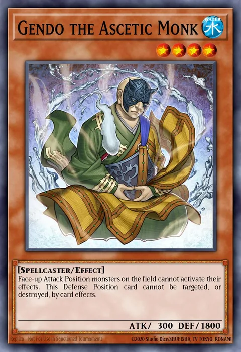 Gendo the Ascetic Monk trading card