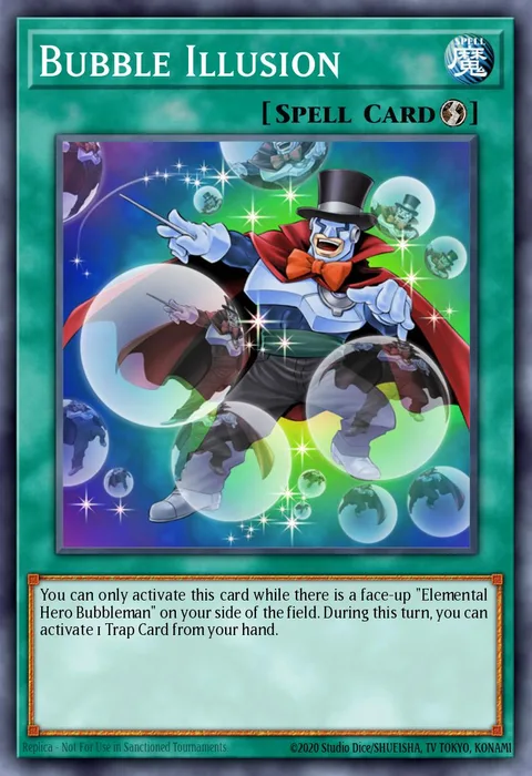 Bubble Illusion trading card