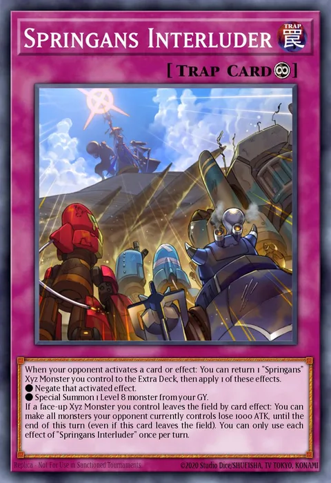 Springans Interluder trading card