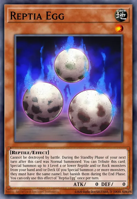 Reptia Egg trading card