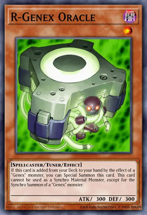 R-Genex Oracle trading card