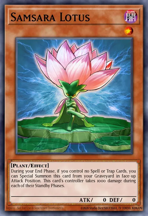 Samsara Lotus trading card