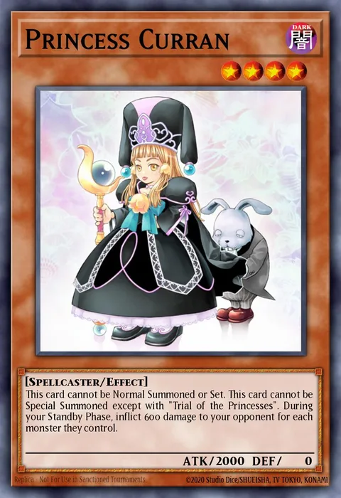 Princess Curran trading card