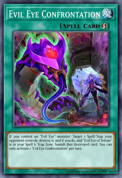 Evil Eye Confrontation trading card