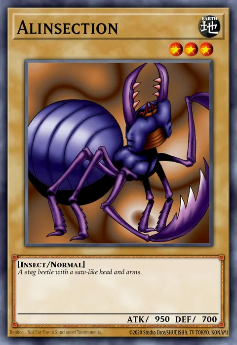 Alinsection trading card