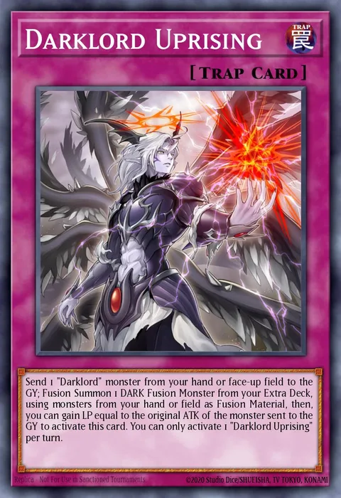 Darklord Uprising trading card