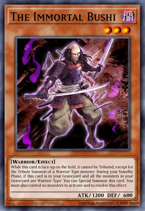The Immortal Bushi trading card