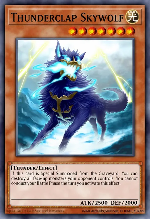 Thunderclap Skywolf trading card