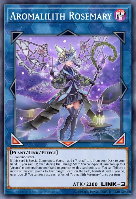 Aromalilith Rosemary trading card