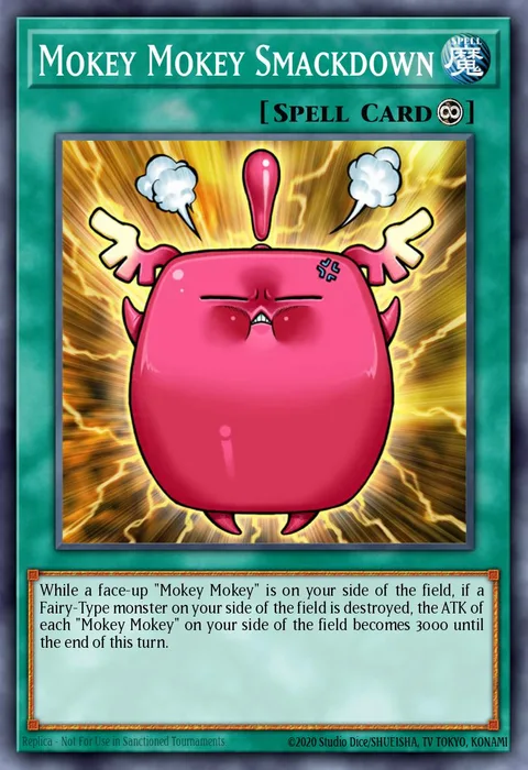 Mokey Mokey Smackdown trading card
