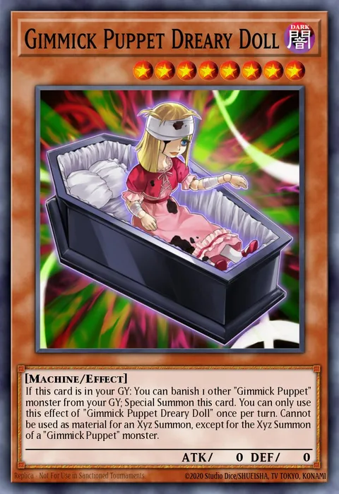 Gimmick Puppet Dreary Doll trading card