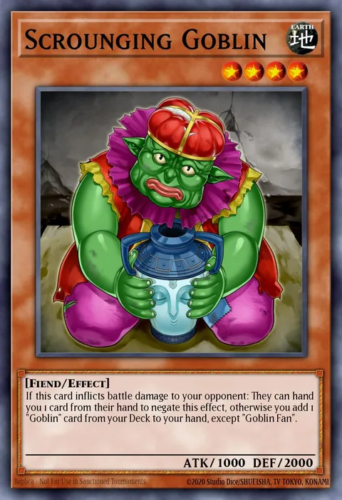 Scrounging Goblin trading card